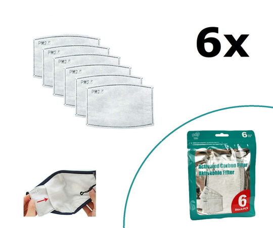 Karbonfilter 6 pk - Very plus: Hats