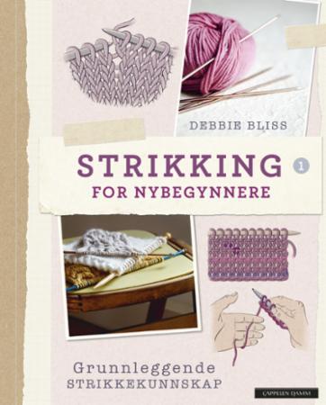 Strikking for nybegynnere: en grunnbok med teknikker, tips og desig